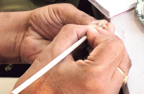 Heck, just hire a guy to write your Quality Manual on a grain of rice!