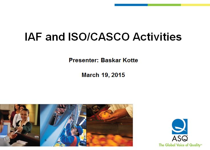 IAF CASCO Presentation to US Tag 176