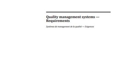 ISO 9001:2015 Officially Published
