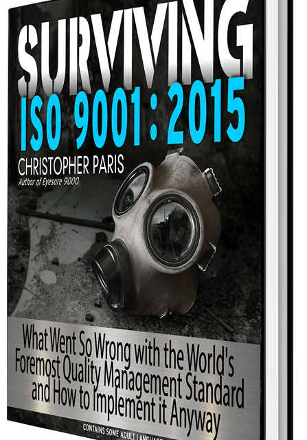 Here’s the Final Table of Contents for “Surviving ISO 9001:2015”