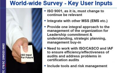 ISO Presentations on Risk-Based Thinking Reveal US Influence, Rejection of User Feedback