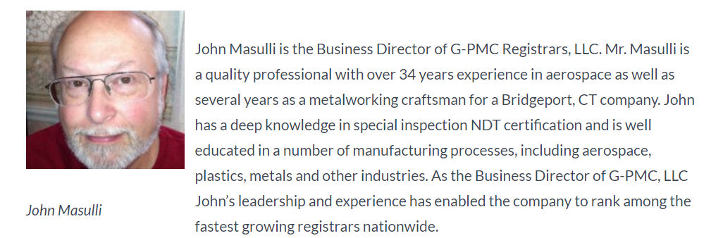 John Masulli's profile on the Guberman site; Masulli denies the role.