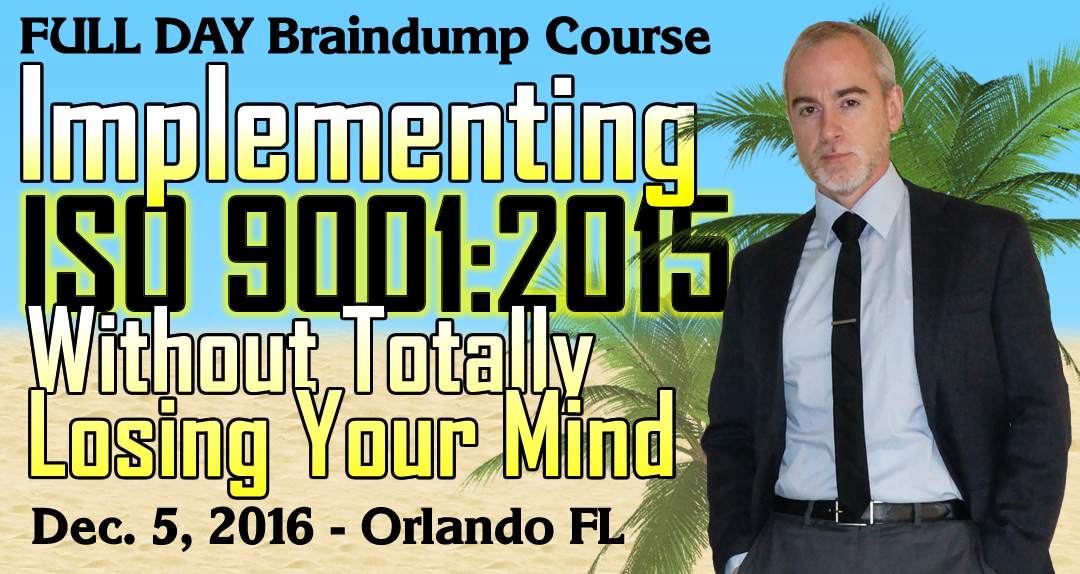 Implementing ISO 9001:2015 Full Day Course