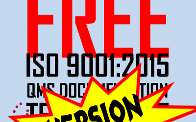 Oxebridge ISO 9001 Template Kit Version 1.10 Released!