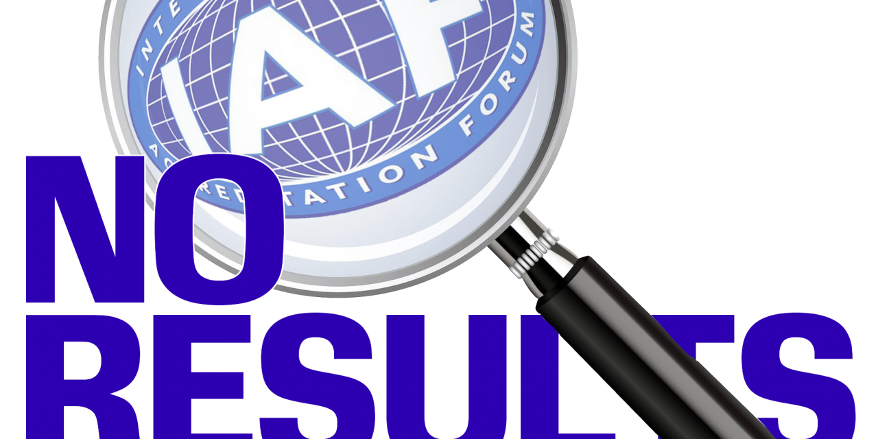 IAF CertSearch Database of ISO Certificates Goes Live, and It’s a Mess