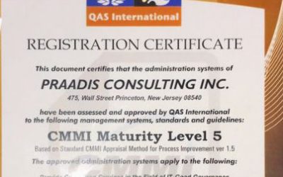 Praadis Faked QAS CMMI Level 5 Certificates