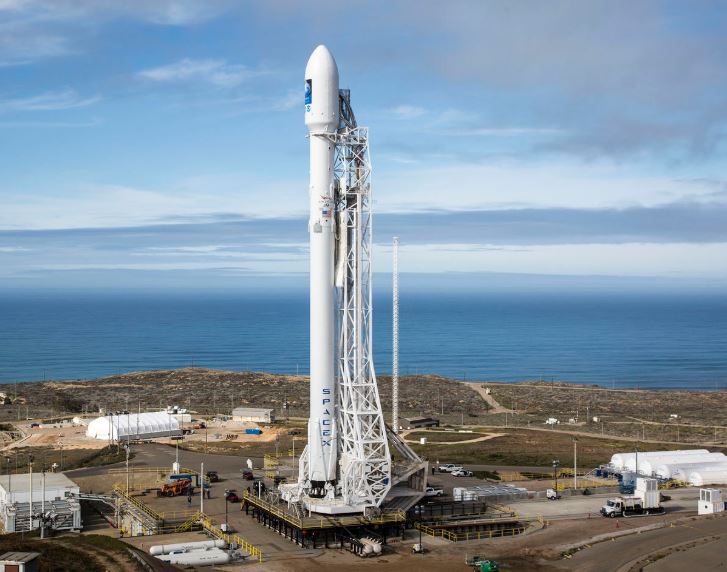 SpaceX rocket at Vandenburg
