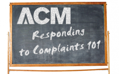 Registrar ACM Gives Masterclass on How to Respond to Formal Complaints