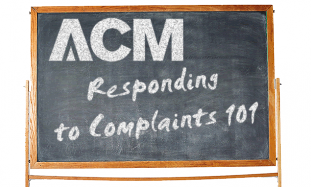 Registrar ACM Gives Masterclass on How to Respond to Formal Complaints