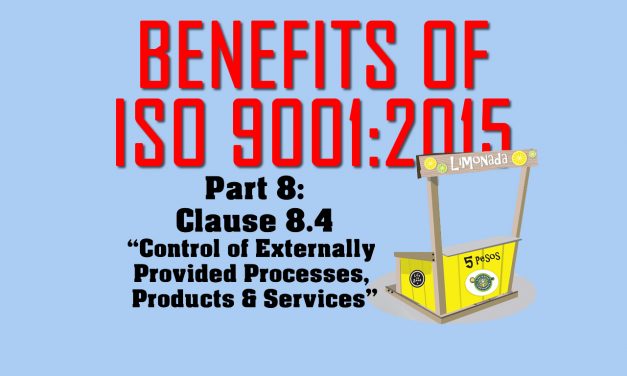 Benefits of ISO 9001, Part 8: Clause 8.4 on Purchasing
