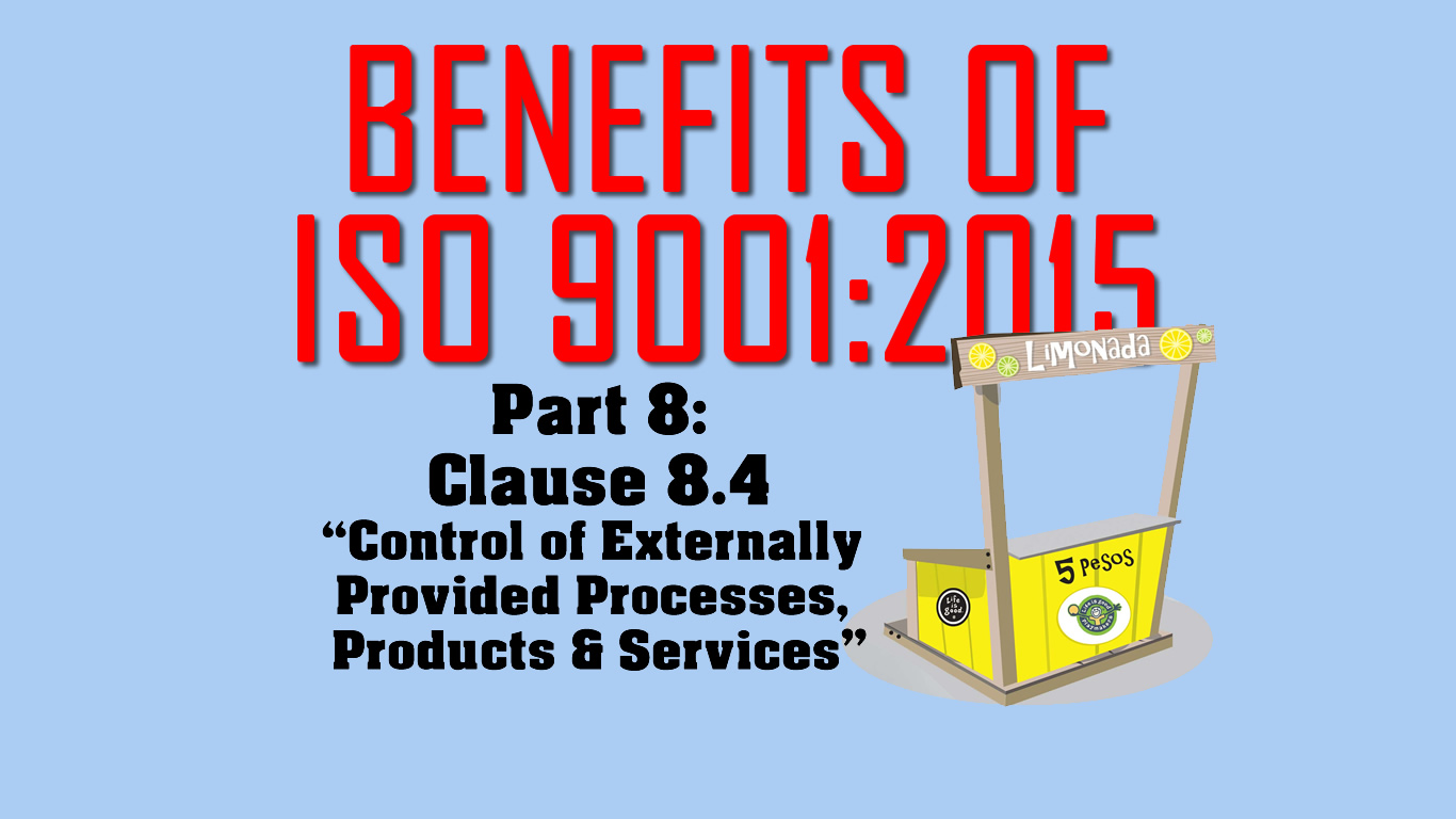 Benefits of ISO 9001, Part 8 Clause 8.4 on Purchasing Oxebridge
