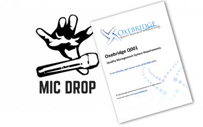 Oxebridge Just Fixed ISO 9001 …. You’re Welcome