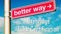 What Oxebridge Q001 Certification Audits Will Look Like