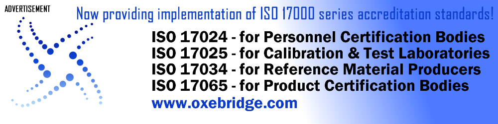 ISO 17000 Series Consulting