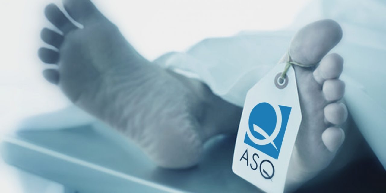 ASQ Blew Opportunity to Become a Hero During Coronavirus Outbreak