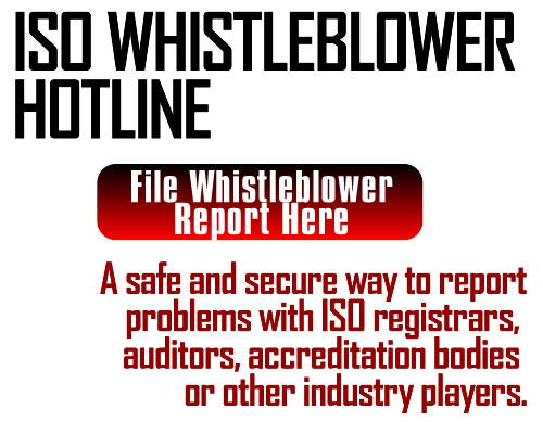 ISO Whistleblower Program