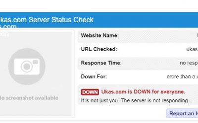 UKAS Website Down, No Explanation Given
