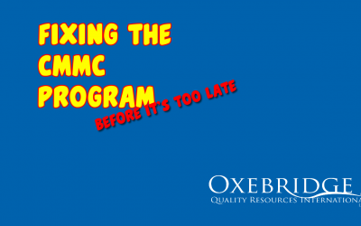 Oxebridge Explainer Video: Fixing the CMMC Program (Before It’s Too Late)