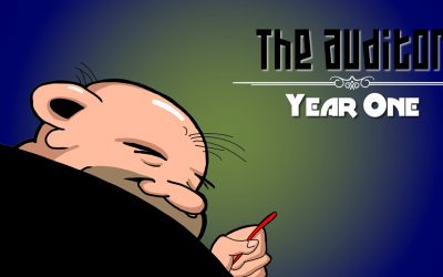 To Celebrate 1st Anniversary of Comic Strip, Oxebridge Releases THE AUDITOR: YEAR ONE Collection