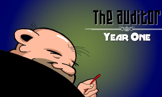 To Celebrate 1st Anniversary of Comic Strip, Oxebridge Releases THE AUDITOR: YEAR ONE Collection
