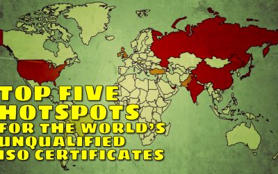 Top Five Hotspots for Unqualified ISO Certificates