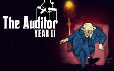 Oxebridge Releases THE AUDITOR: YEAR TWO Comic Strip Collection