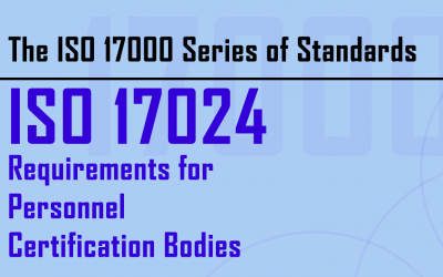 ISO 17000 Series: ISO 17024 for Personnel Certification Bodies