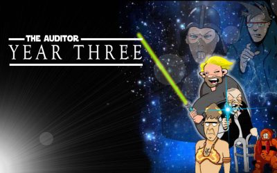 Oxebridge Releases THE AUDITOR: YEAR THREE Comic Strip Collection