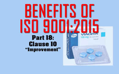 Benefits of ISO 9001, Part 18: Clause 10 on “Improvement”