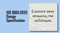 A Look at the ISO 9001:2025 Design Specification