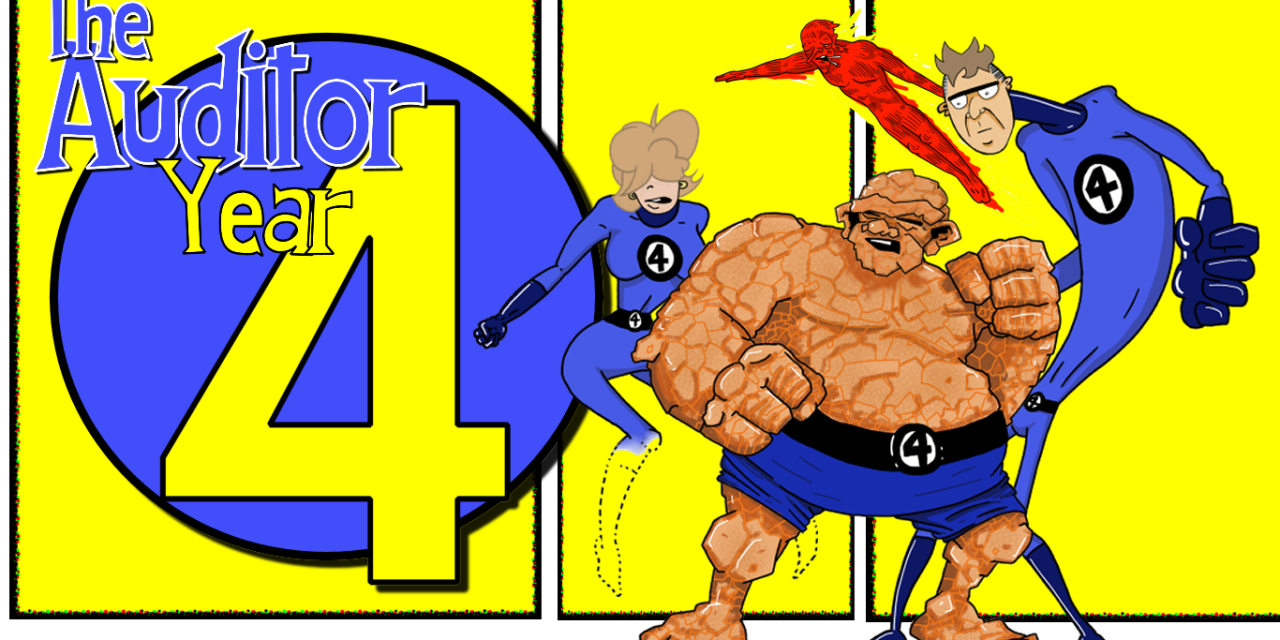 Oxebridge Releases THE AUDITOR: YEAR FOUR Comic Strip Collection