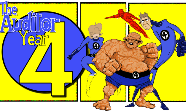 Oxebridge Releases THE AUDITOR: YEAR FOUR Comic Strip Collection