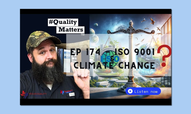 Quality Matters: Chris Paris on Climate Change and ISO 9001