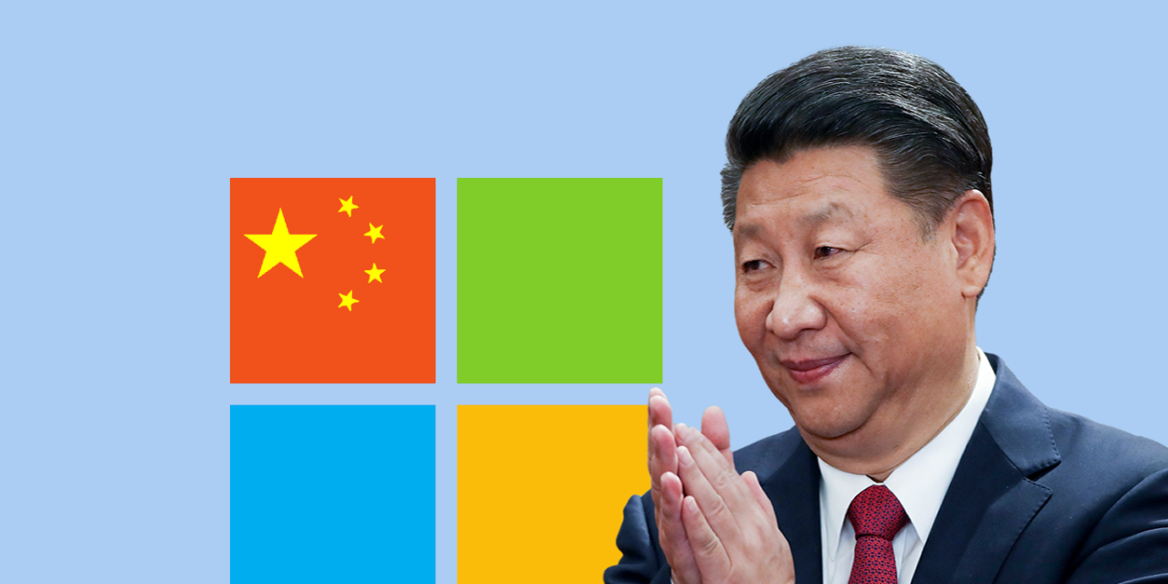 Microsoft Caught Referring US Defense Companies to China for Tech Support