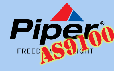 Piper Aircraft Obtains Certification to AS9100