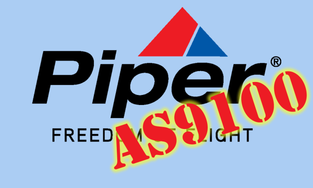 Piper Aircraft Obtains Certification to AS9100