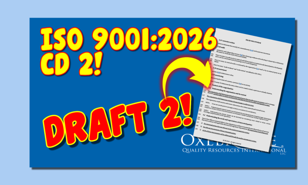 VIDEO: In-Depth Look at Committee Draft 2 (CD2) of ISO 9001:2026