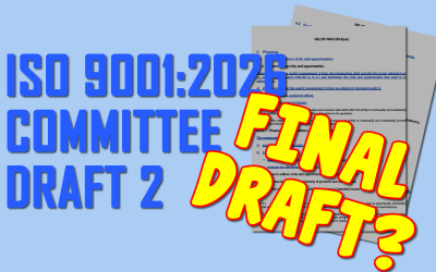 ISO 9001:2026 Final Draft (?) Gets Weirder Still