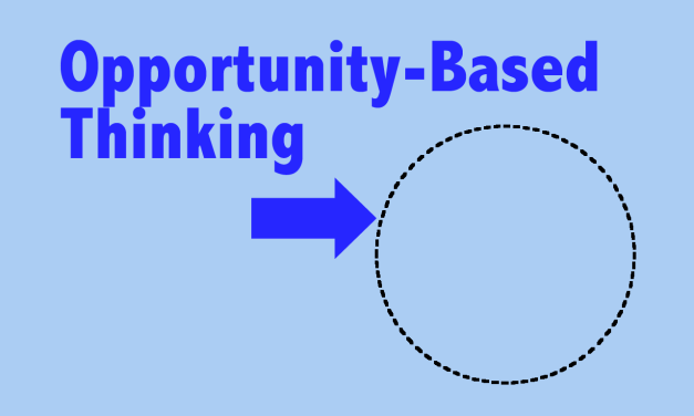 Bookmark This: “Opportunity-Based Thinking” Does Not Exist Right Now