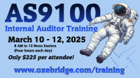 AS9100 Internal Auditor Training: March 2025
