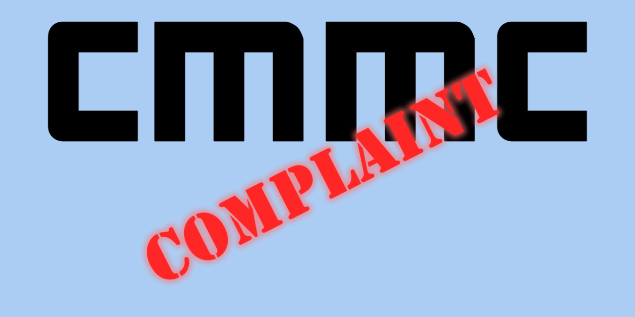 First Complaint in CMMC Scheme Advances to Next Stage
