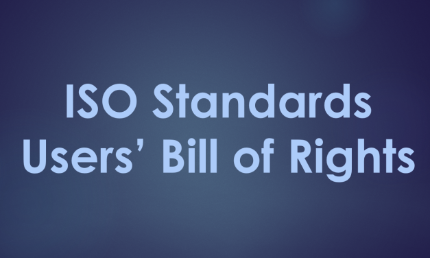 ISO Standards Users’ Bill of Rights Released