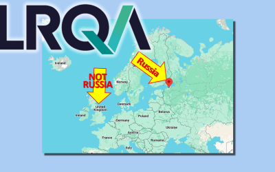 LRQA Wants You to Think Their Russian Office is in the UK