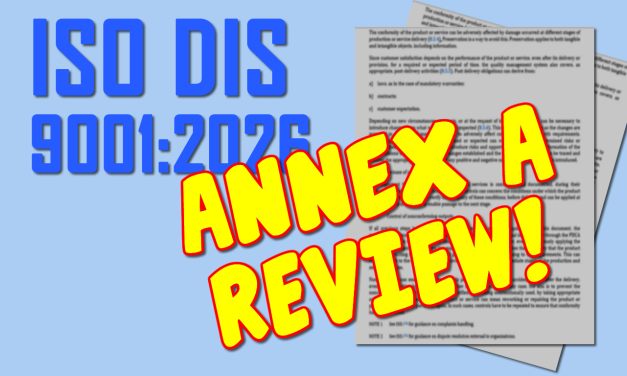 ISO DIS 9001:2026 Annex: A Look at the Guidance Materials