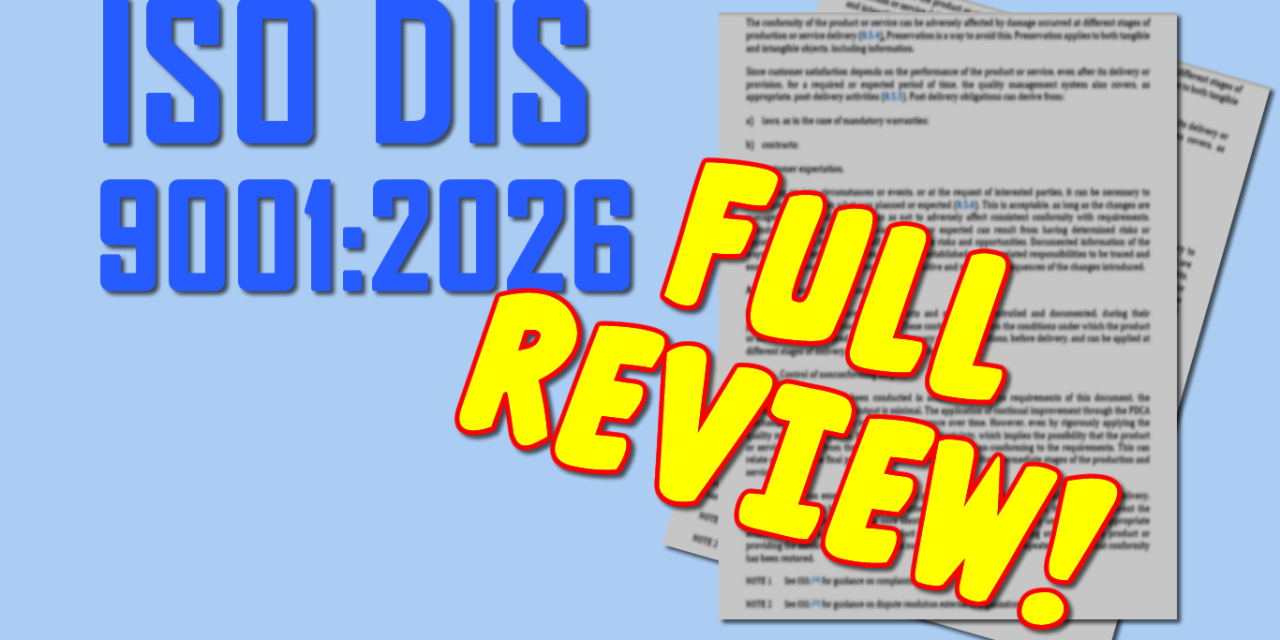 ISO DIS 9001:2026: An In-Depth Look Prior to Publication